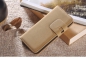 POEGO Luxus Klapphülle Beige für iPhone 5, 5S & SE